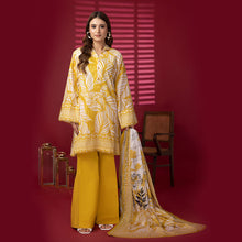1 & Get 1 Free - 3pc Unstitched Printed Lawn Suit