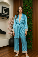 Silk Robe Gown & Trouser Nightwear