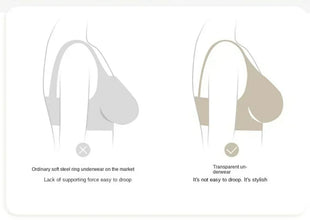Half Cup Nonwire For Women With Small And Flat Breasts, Push-up And Enlargement, Secondary Breasts, Anti-sagging, Glossy Bra
