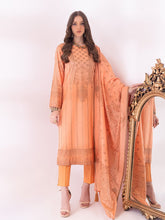1 & Get 1 Free - 3pc Unstitched- Paste Printed Lawn Suit DOS205