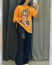 Printed Drop-Shoulder Tee Trousers (Print 6)