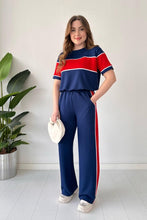 Straight Trouser Panel Tee Tracksuit