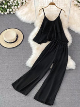 Frill Style Sleeveless Lounge Wear Set