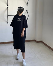 Drop Shoulder Printed Long Top CH 461