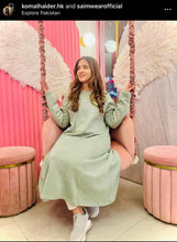 Warm Fleece Long Fallen Frock Top CH 394