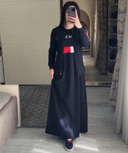 2 Pcs Casual Outfit Upper With Long Inner Gown