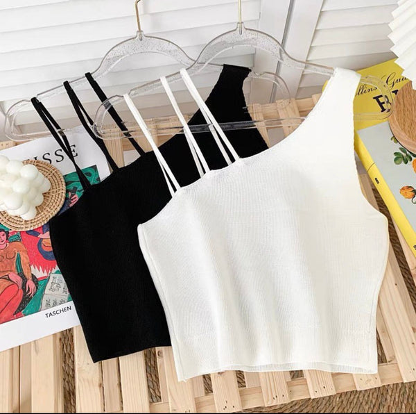 riple Straps Crop Top Ly # 003