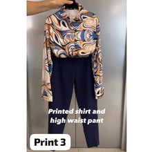 2 Pcs High waist Paint Dress