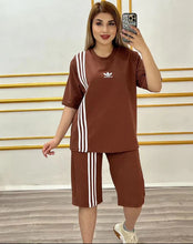 Stripes Tshirt Short