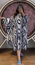 Silk Printed Button Style Kaftaan CH 422