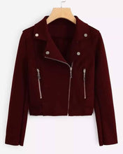 Biker Style Fleece Jacket