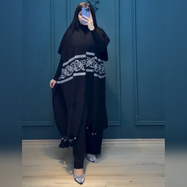 Ready To Wear 3 Pcs Winter Fleece Outfit