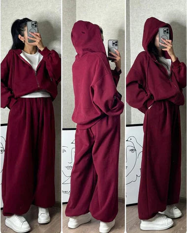 Cloud Flower Zipper Tracksuit