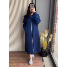 Long Zipper Fleece  Hoodie