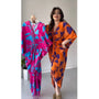 Cape Silk Dress