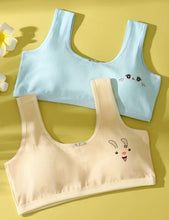 Pack Of 5 Teen Girls Casual Breathable Soft Comfortable Sports Bra