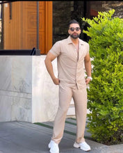 Collar Shirt Men’s Casual Set Li 31