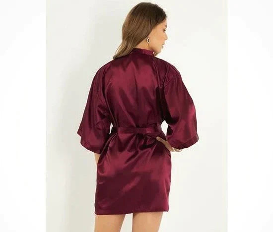 One Piece Kimono Bridesmaid Short Robe P49
