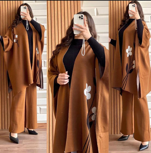 Ready To Wear 3 Pcs Winter Fleece Outfit CH-328