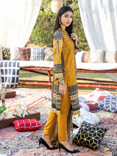 1 & Get 1 Free - Unstitched 3pc Printed Embroidered Lawn Shirt with Printed Chiffon Dupatta & Dyed Cambric Trouser - Z'ure DOS310
